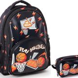 Me Çanta Me Team Play Basketbol Okul Sırt Çantası Ve Kalemlik Seti