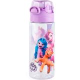 Me Çanta My Little Pony Kız Çocuk 500 ml Pipetli Plastik Matara Suluk - Mor Kapak - Açık Mor