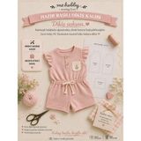 Me Hobby Sewing Love Melısa Kız Sort Tulum Kız Bebek Giysi Kalıbı - Beyaz