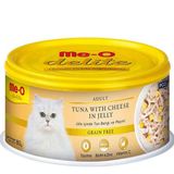Me-O 12x80 gr Delite Tahılsız Ton ve Peynirli Jelly Kedi Konservesi