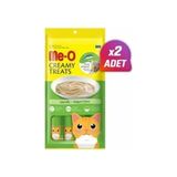 Me-O 2 Adet 4x15 gr Kremalı Mavi Yüzgeçli Orkinos Balıklı Kedi Sıvı Ödül Maması