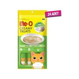 Me-O 24 Adet - Me-O Meo Kremalı Mavi Yüzgeçli Orkinos Balıklı Kedi Sıvı Ödül Maması 4X15 gr