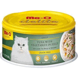 Me-O 24x80 gr 24'lü Delite Jöle İçinde Ton Balıklı ve Sebzeli Tahılsız Yetişkin Kedi Konservesi