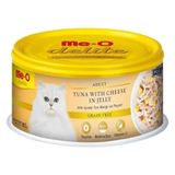 Me-O 24x80 gr Delite Tahılsız Ton Balıklı Peynirli Jöleli Yetişkin Konserve Kedi Maması