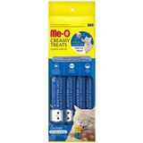 Me-O 4 x 15 gr Creamy Treats Tavuk Karaciğer ve Keçi Sütlü Ek Besin ve Kedi Ödülü