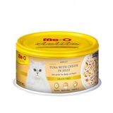 Me-O 6x80 GR Delite Tahılsız Jöle İçinde Ton Balıklı ve Peynirli Yetişkin Kedi Konservesi