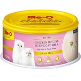 Me-O 80 gr Delite Kitten Tavuk Püresi ve Keçi Sütlü Tahılsız Yavru Kedi Konservesi