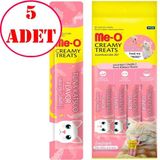 Me-O Çizgili Orkinos Balıklı 5 Adet 4x15 gr Kedi Ödül Maması