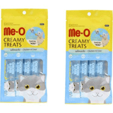Me-O Creamy Tavuk ve Ciğerli Krema 4x15 gr 2 Adet Kedi Ödülü