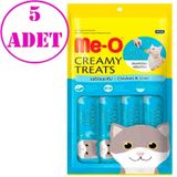 Me-O Creamy Treats 5 Adet 4x15 gr Tavuklu ve Ciğerli Keçi Sütlü Kedi Ödül Maması