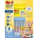 Me-O Creamy Treats Tavuk, Ciğer Ve Keçi Sütlü Yavru Kedi Krem Ödül Maması 4'Lü Paket (16 Adet) 60 G Kitten İçin Sıvı Ödül Maması