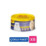 Me-O Delite 80 gr 6 Adet Ton Balıklı ve Soslu Tahılsız Kedi Konservesi