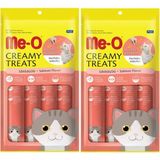 Me-O Kremalı Somonlu 2'li 4x15 gr Kedi Sıvı Ödül Maması