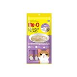 Me-O Kremalı Ton Balık ve Deniz Taraklı Özel 4x15 gr Kedi Sıvı Ödül Maması