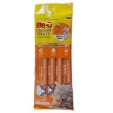 Me-O Me-O Creamy Tavuk ve Bal Kabağı Lezzetli Kedi Ödül Maması 4 x 15 gr Yetişkin Kediler İçin