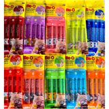 Me-O Me-O Kedi Ödülü Creamy Treats 10 Lu Karma Paket 600 gr 4x15 gr Lezzetli Yengeç Tavuk Somon