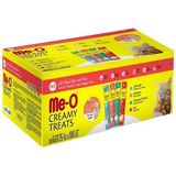Me-O Mutluluk Mix 4 Çeşit Kedi Krema Ödülü Kutu 25x4x15 Gr