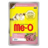 Me-O Sos İçinde Pouch Parça Kuzu Etli 80 gr Yavru Kedi Konservesi