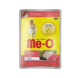 Me-O Ton ve Beyaz Balıklı Çubuklu Jöleli 80 gr Yaş Kedi Maması