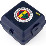 Me Team Fenerbahçe Arma Desenli Beslenme Kabı 4 Bölmeli Çatal Kaşıklı Beslenme Kutusu