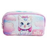 Me Team İki Bölmeli Kedi Baskılı Kalemlik - Kız Çocuk - 25253