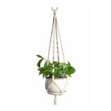 ME TERRA Garden Tekli Özel Makrome Saksı Makrome Duvar Süsü