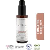 Me Time Organik BB Krem SPF15 - Tüm Cilt Tipleri için A Vitamini İçeren, Günlük Koruma ve Nemlendirme, Ton Eşitleyici, 30 ml