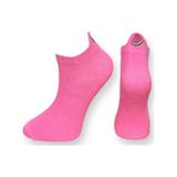 Me-vo Tekli Açık Pembe Renkli Bay/Bayan Unisex Esnek Nem Alabilen Pamuklu Karpuz Desenli Patik Çorap