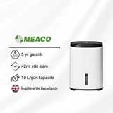 Meaco Dry Arete One 6l Compact Nem Alma Ve Hava Temizleme Cihazı - Beyaz