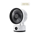 Meaco Sefte® 8"" Bataryalı Ultra Sessiz Masaüstü Vantilatör - Beyaz