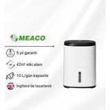 Meacodry Arete One 6l Compact Nem Alma ve Hava Temizleme Cihazı - Beyaz