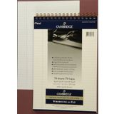 MEAD BLOKNOT CAMBRIDGE SPİRALLİ KARTON KAPAK A4 BEYAZ 70 YP ÇİZGİLİ M-159882