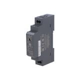 Mean Well DDR-15L-5 15W 18-75VDC 5VDC 3A DIN Tek Çıkışlı Ray Montajlı Dönüştürücü