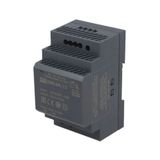 Mean Well DDR-60L-12 60W DIN Ray Tek Çıkış DC/DC Dönüştürücü