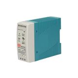 Mean Well DRA-40-24 40W 24VDC 1.7A 90-264VAC Dimedilebilir Ray Montajlı Güç Kaynağı