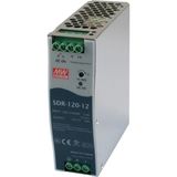 Mean Well MEANWELL SDR-120-12 12V 10.0A Ray Tipi Güç Kaynağı