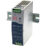 Mean Well MEANWELL SDR-120-24 24V 5.0A Ray Tipi Güç Kaynağı