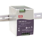 Mean Well MEANWELL TDR-480-24o 24V 20.0A Ray Tipi Güç Kaynağı