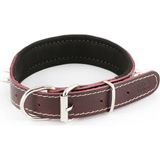 Meander Pet Supplies - Deri Köpek Tasması | Çivili - Bordo