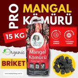 Meaty&cheesy Firehex Bio Karbon Mangal & Barbekü Kömürü Briket - 15 Kg