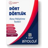 Meb Dört Dörtlük 9. Sınıf Biyoloji Konu Pekiştirme Testleri | Yeni Müfredat | Video Çözümlü | Test Kitabı | Milli Eğitim Bakanlığı Yayını
