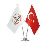 MEB ve Türk Bayrağı İkili Masa Bayrak Takımı