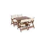 Mebel Stil Atina Pvc Takım (Masa 80x120) - Bahçe Mobilyası