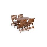 Mebel Stil Madrid Takım (Masa 80x120) - Bahçe Mobilyası