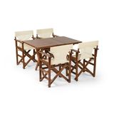 Mebel Stil Rejisör Takım (Masa 70x120) - Bahçe Mobilyası