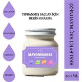MEBELİZE Saç Mayonezi Bakım Maskesi - Beyaz Platin