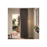 MebelPort Curtain %100 Keten Blackot Fon Perde 1x2 Amerikan pileli Karartma perde