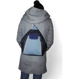 Mebes Kadın Sırt Çantası Denim Kumaş Bülbül Lacivert Mavi, ÇNTKOTBÜLBÜLLCVRTMV11 - 166-Lacivert