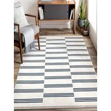 MEC HOME Karesse 133 - Modern, Yıkanabilir, Çift Taraflı Kilim - 7 Boyut Seçeneği ile Salon, Yatak Odası, Mutfak ve Antre Kilim (80x250)