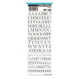 Mecanorma Harfler Transfer Şablon Letraset PF 142 10 mm